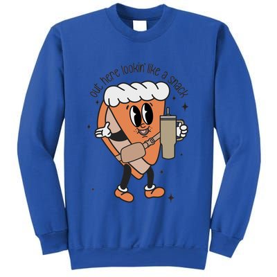 Out Here Looking Like A Snack Thanksgiving Pumpkin Pie Gift Sweatshirt