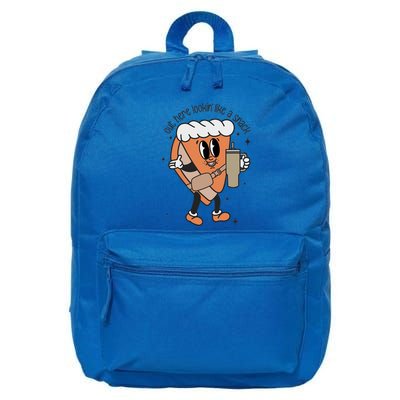 Out Here Looking Like A Snack Thanksgiving Pumpkin Pie Gift 16 in Basic Backpack