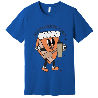 Out Here Looking Like A Snack Thanksgiving Pumpkin Pie Gift Premium T-Shirt