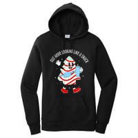 Out Here Looking Like A Snack Christmas Tree Cake Women's Pullover Hoodie