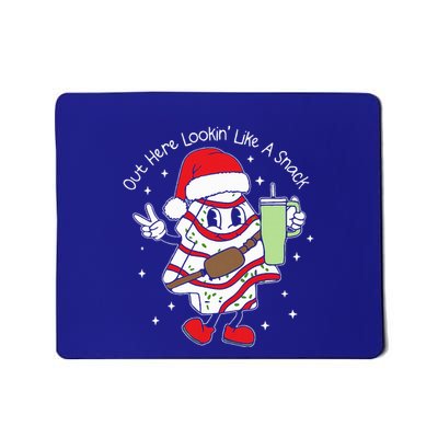 Out Here Looking Like A Snack Cute Boo Jee Xmas Trees Cakes Mousepad