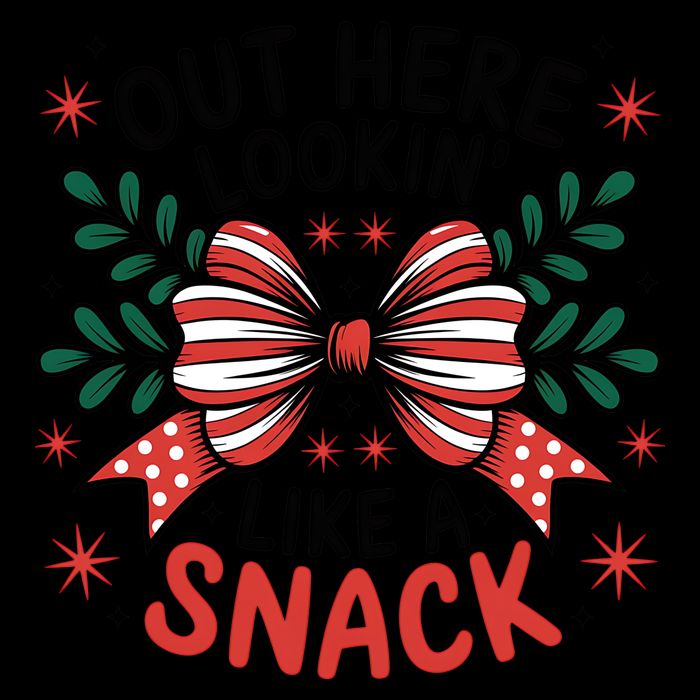 Out Hear Lookin Like A Snack Christmas Holiday Season Xmas 16 in Basic Backpack