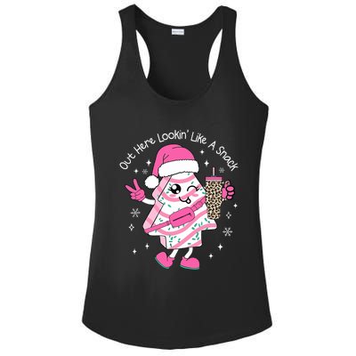 Out Here Looking Like A Snack Cute Boo Jee Xmas Trees Cakes Ladies PosiCharge Competitor Racerback Tank