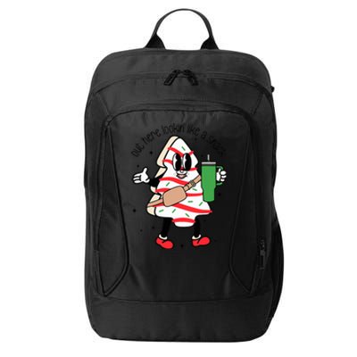 Out Here Looking Like A Snack Cute Xmas Christmas Tree Cake City Backpack