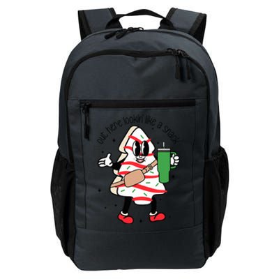 Out Here Looking Like A Snack Cute Xmas Christmas Tree Cake Daily Commute Backpack