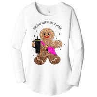 out here looking like a snack gingerbread man Women's Perfect Tri Tunic Long Sleeve Shirt