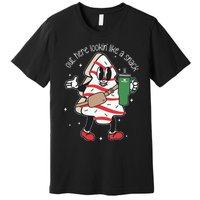 Out Here Looking Like A Snack Cute Boo Jee Xmas Trees Cakes Premium T-Shirt