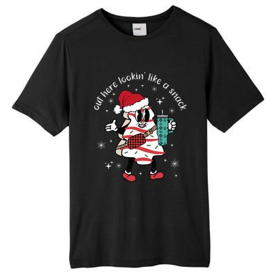 Out Here Looking Like A Snack Boujee Christmas Tree Cake Tall Fusion ChromaSoft Performance T-Shirt