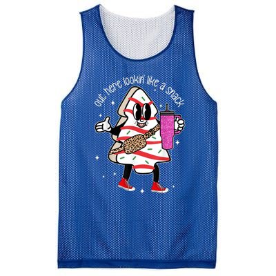 Out Here Lookin Like A Snack Funny Gift Mesh Reversible Basketball Jersey Tank