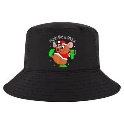 Out Here Looking Like A Snack Funny Mouse Christmas Cool Comfort Performance Bucket Hat