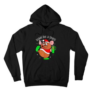 Out Here Looking Like A Snack Funny Mouse Christmas Hoodie