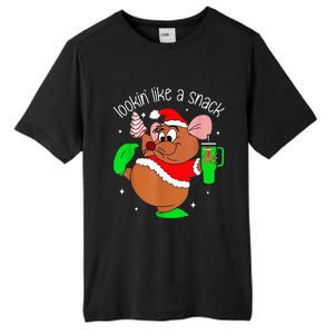 Out Here Looking Like A Snack Funny Mouse Christmas Tall Fusion ChromaSoft Performance T-Shirt