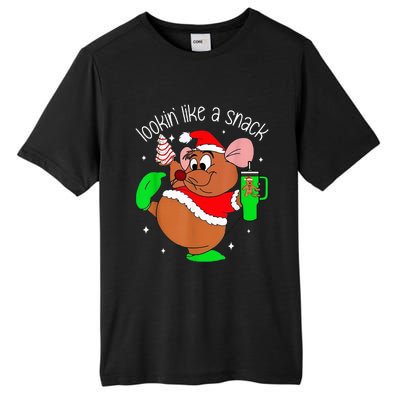 Out Here Looking Like A Snack Funny Mouse Christmas Tall Fusion ChromaSoft Performance T-Shirt