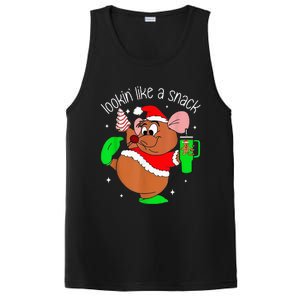 Out Here Looking Like A Snack Funny Mouse Christmas PosiCharge Competitor Tank