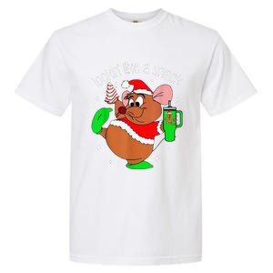 Out Here Looking Like A Snack Funny Mouse Christmas Garment-Dyed Heavyweight T-Shirt