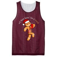 Out Here Looking Like A Snack Funny Boujee Xmas Gingerbread Mesh Reversible Basketball Jersey Tank