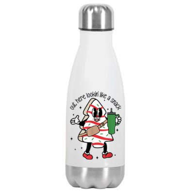 Out Here Lookin Like A Snack Cute Gift Stainless Steel Insulated Water Bottle