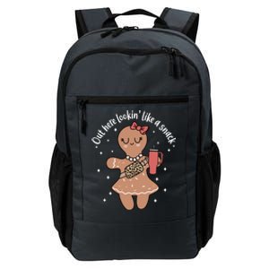 Out Here Lookin Like A Snack Gingerbread Christmas Xmas Gift Daily Commute Backpack