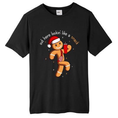 Out Here Looking Like A Snack Boujee Xmas Gingerbread Tall Fusion ChromaSoft Performance T-Shirt