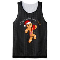 Out Here Looking Like A Snack Boujee Xmas Gingerbread Mesh Reversible Basketball Jersey Tank