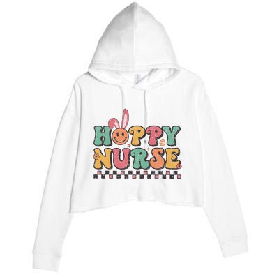 One Hoppy L&D Nicu Icu Picu Cardiac Nurse Easter Crop Fleece Hoodie