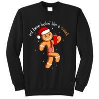 Out Here Looking Like A Snack Funny Boujee Xmas Gingerbread Sweatshirt