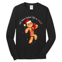 Out Here Looking Like A Snack Funny Boujee Xmas Gingerbread Tall Long Sleeve T-Shirt