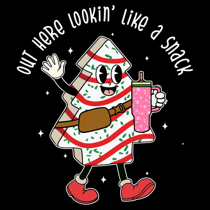 Out Here Lookin Like A Snack Christmas Funny Backpack