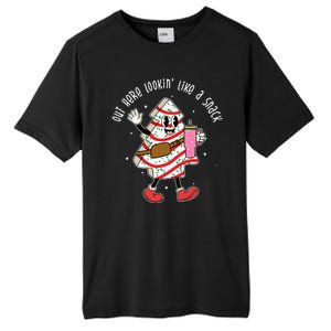 Out Here Lookin Like A Snack Christmas Funny Tall Fusion ChromaSoft Performance T-Shirt