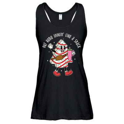 Out Here Lookin Like A Snack Christmas Funny Ladies Essential Flowy Tank