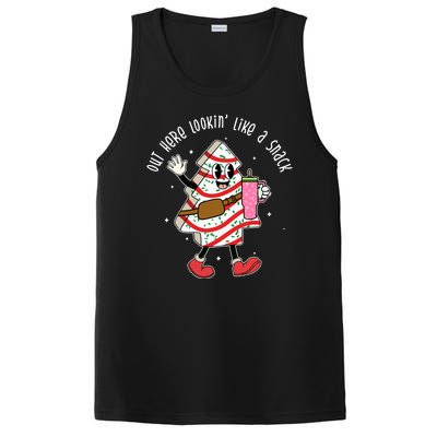 Out Here Lookin Like A Snack Christmas Funny PosiCharge Competitor Tank