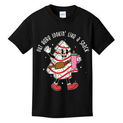 Out Here Lookin Like A Snack Christmas Funny Kids T-Shirt