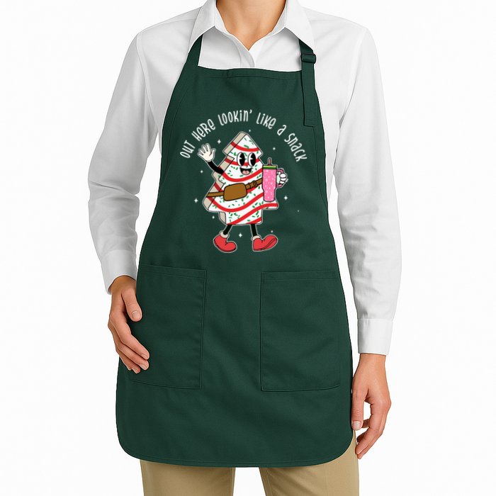 Out Here Lookin Like A Snack Christmas Funny Apron