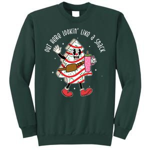 Out Here Lookin Like A Snack Christmas Funny Sweatshirt