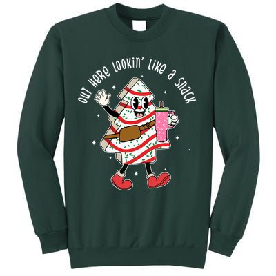 Out Here Lookin Like A Snack Christmas Funny Sweatshirt
