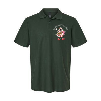 Out Here Lookin Like A Snack Christmas Funny Softstyle Adult Sport Polo