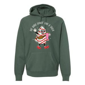 Out Here Lookin Like A Snack Christmas Funny Premium Hoodie