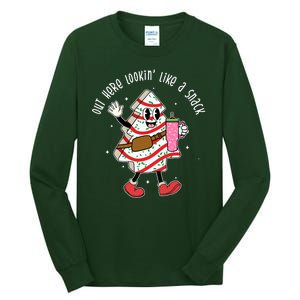 Out Here Lookin Like A Snack Christmas Funny Tall Long Sleeve T-Shirt