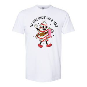 Out Here Lookin Like A Snack Christmas Funny Softstyle CVC T-Shirt