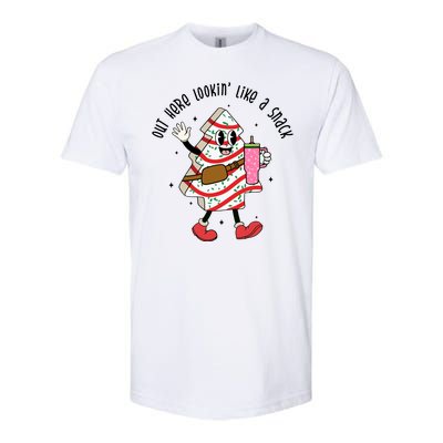 Out Here Lookin Like A Snack Christmas Funny Softstyle CVC T-Shirt