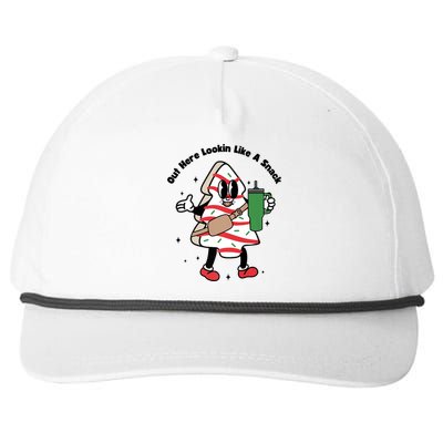 Out Here Lookin Like A Snack Christmas Snapback Five-Panel Rope Hat