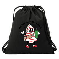 Out Here Lookin Like A Snack Christmas Drawstring Bag