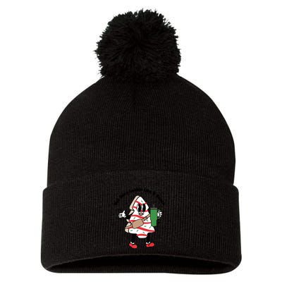 Out Here Lookin Like A Snack Christmas Pom Pom 12in Knit Beanie