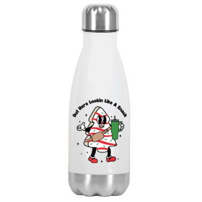 Out Here Lookin Like A Snack Christmas Stainless Steel Insulated Water Bottle