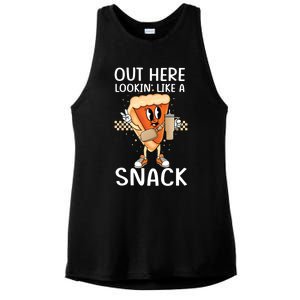 Out Here Lookin Like A Snack Pumpkin Pie Thanksgiving Gift Ladies PosiCharge Tri-Blend Wicking Tank