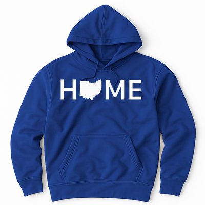 Ohio Home Love U.S. State Outline Silhouette Hoodie