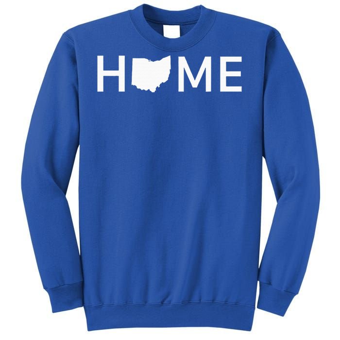 Ohio Home Love U.S. State Outline Silhouette Sweatshirt