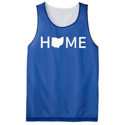 Ohio Home Love U.S. State Outline Silhouette Mesh Reversible Basketball Jersey Tank