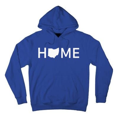 Ohio Home Love U.S. State Outline Silhouette Tall Hoodie