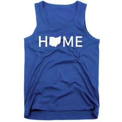 Ohio Home Love U.S. State Outline Silhouette Tank Top